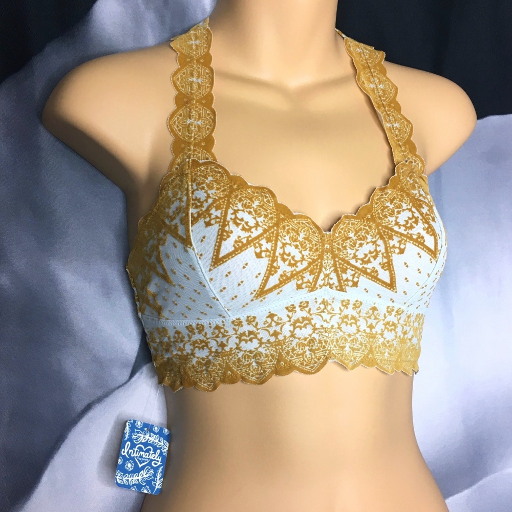 NWT Free People Lace Racerback Bralette